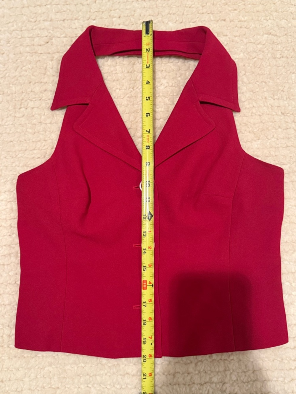 Bebe button down halter top - Picture 4 of 6